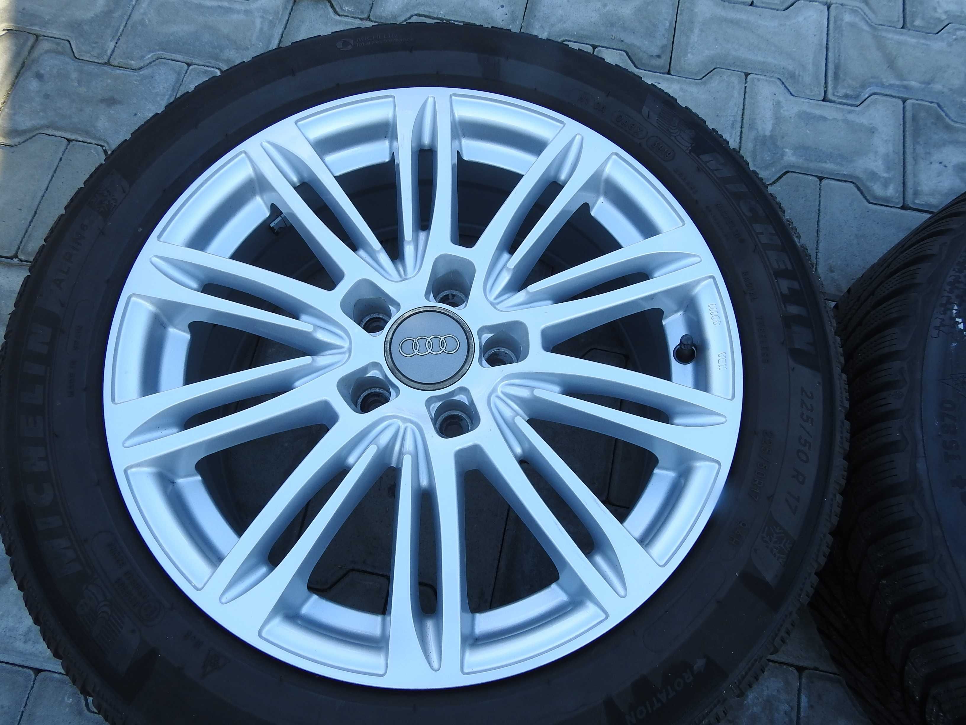 4x Alufelgi 17'' 5x112 7,5J ET35 MAM piasta 66,6 Audi