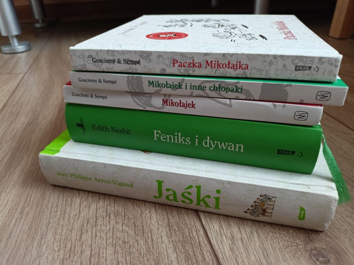 Mikołajek. Paczka Mikołajka. Mikołajek i inne chłopaki. Jaśki. Feniks