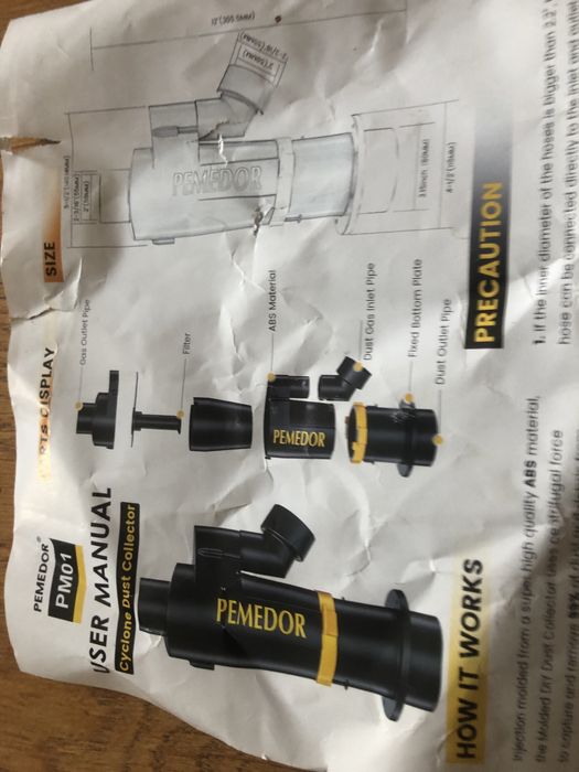 Seperator do odkurzacza