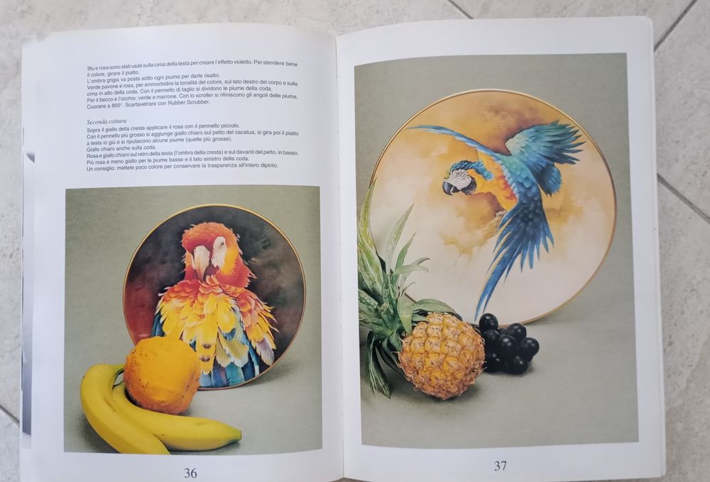 Livro de pintura em cerâmica "Fantasie di animal"i