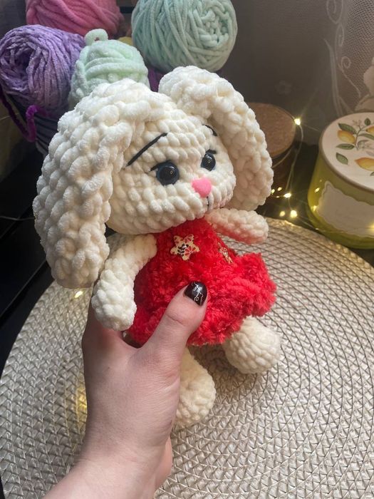 В'язані іграшки ручної роботи
