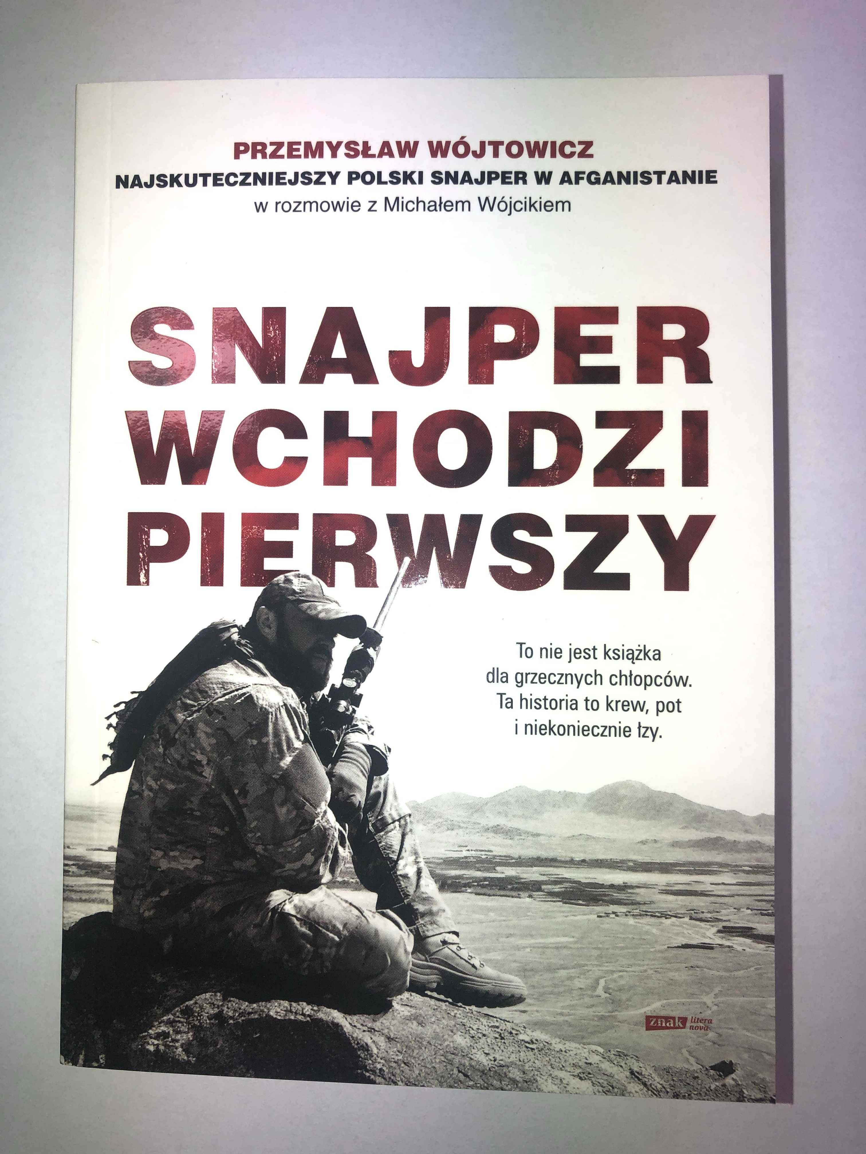 Książka - Snajper wchodzi pierwszy - nowa