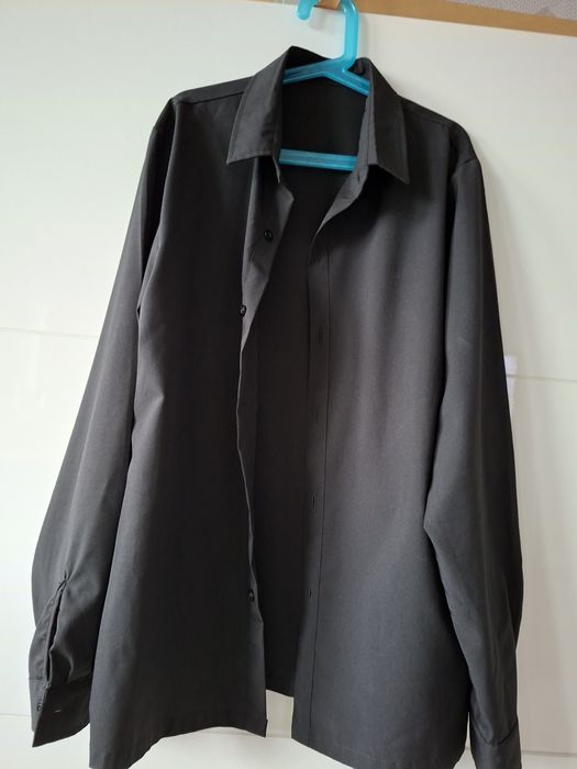Czarna koszula dla chłopca 13-14  lat