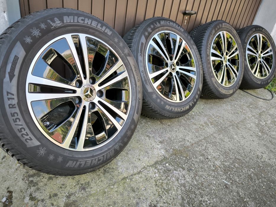 Koła zimowe 17" Mercedes oryginał w213 w212 225/55/17 Michelin