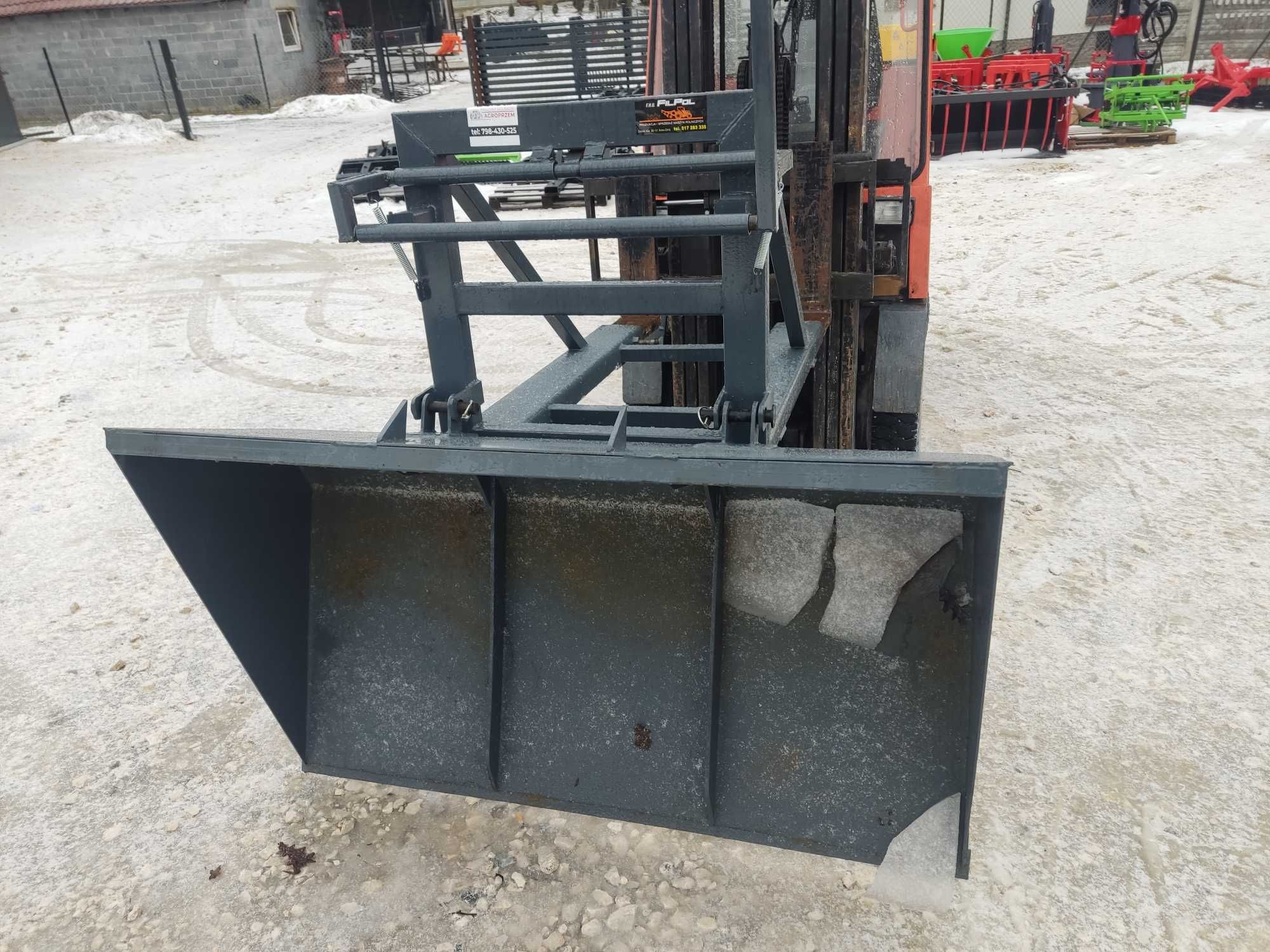 Łyzka wozka widłowego kiwadło  kiper mechaniczny
