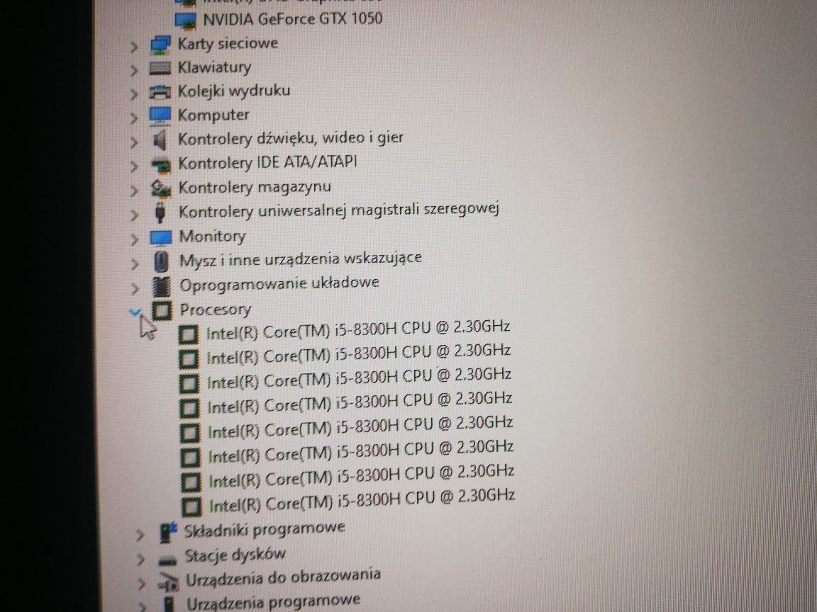 Laptop do gier 17.3/ Intel Core i5 /GTX 1050 4GB /8GB Ram