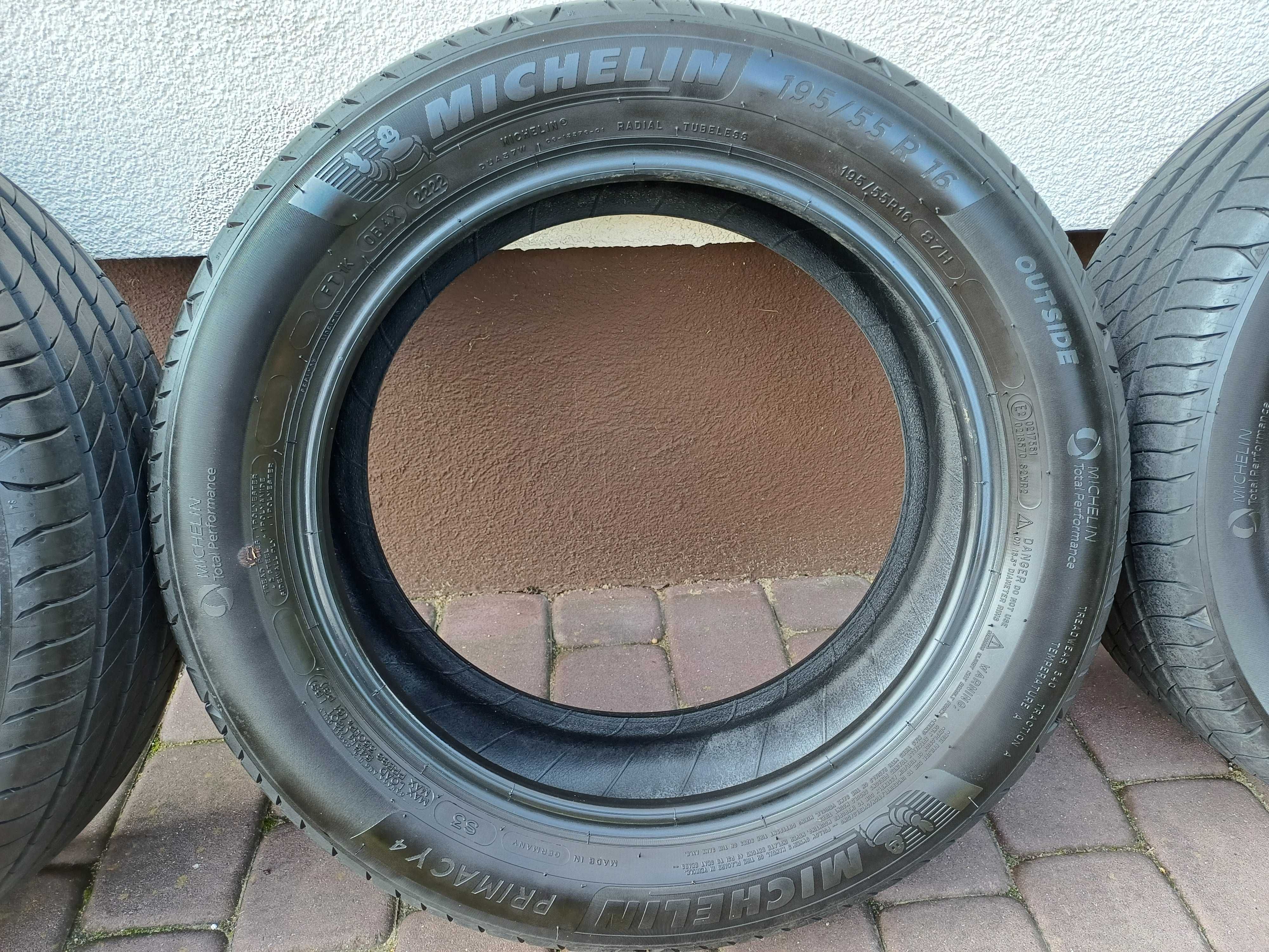 Opony letnie Michelin Primacy 4 Rozmiar 195/55 R16