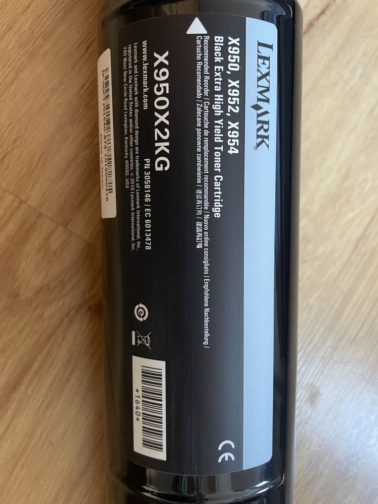 Toner do drukarki Lexmrk (zużyty)