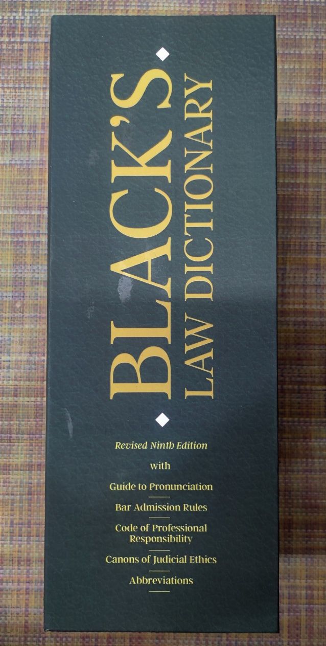 Словарь Блэка 9е издание  Black's Law Dictionary