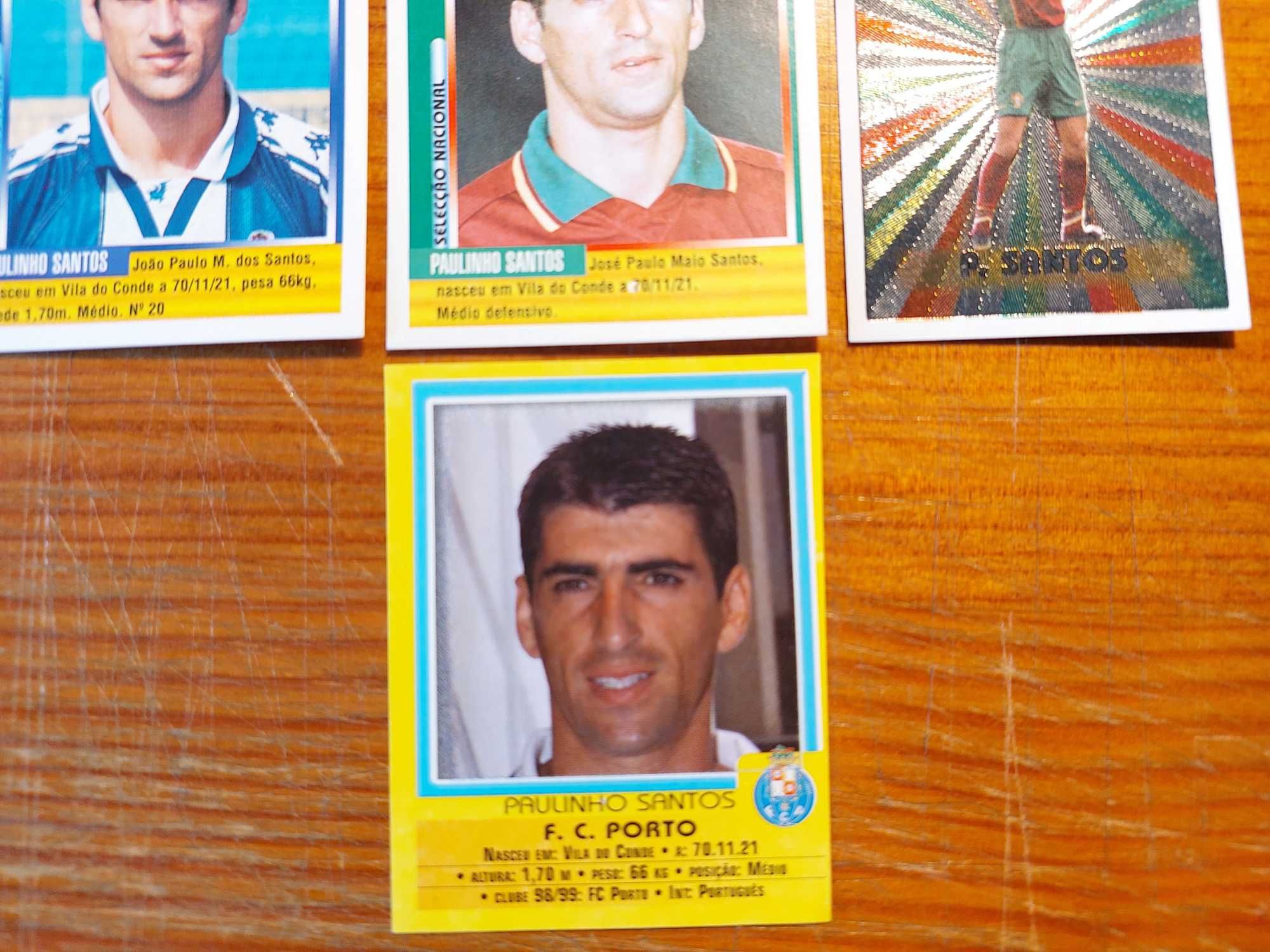Conjunto cromos Paulinho Santos (FC Porto e Portugal)