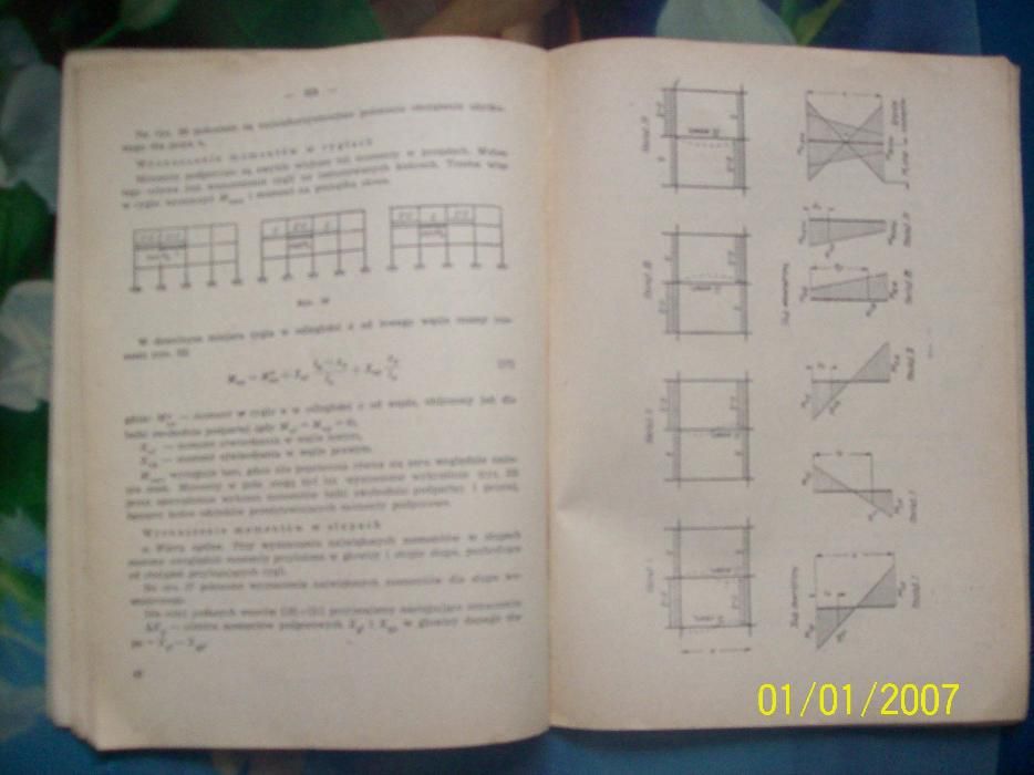 Wzory i przekłady liczbowe obliczeń statycznych  E.CZYŻ