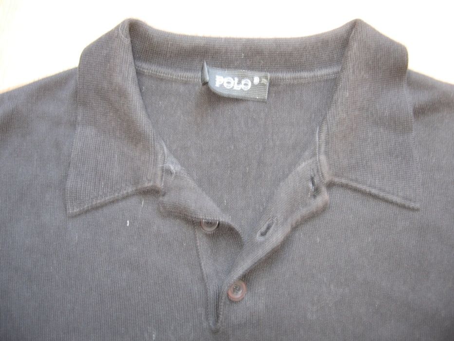Koszulka polo firmy POLO duże XL z dzianiny czarna