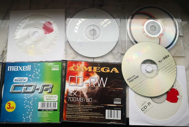 Czyste płyty CD(4) i DVD(2) - - Za darmo