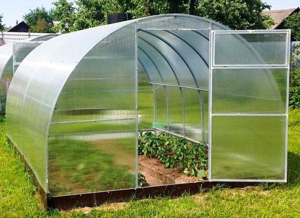 Szklarnia z poliwęglanu 3x2, 3x4, 3x6, 3x8, 3x10, 3x12m tunel ogrodowy
