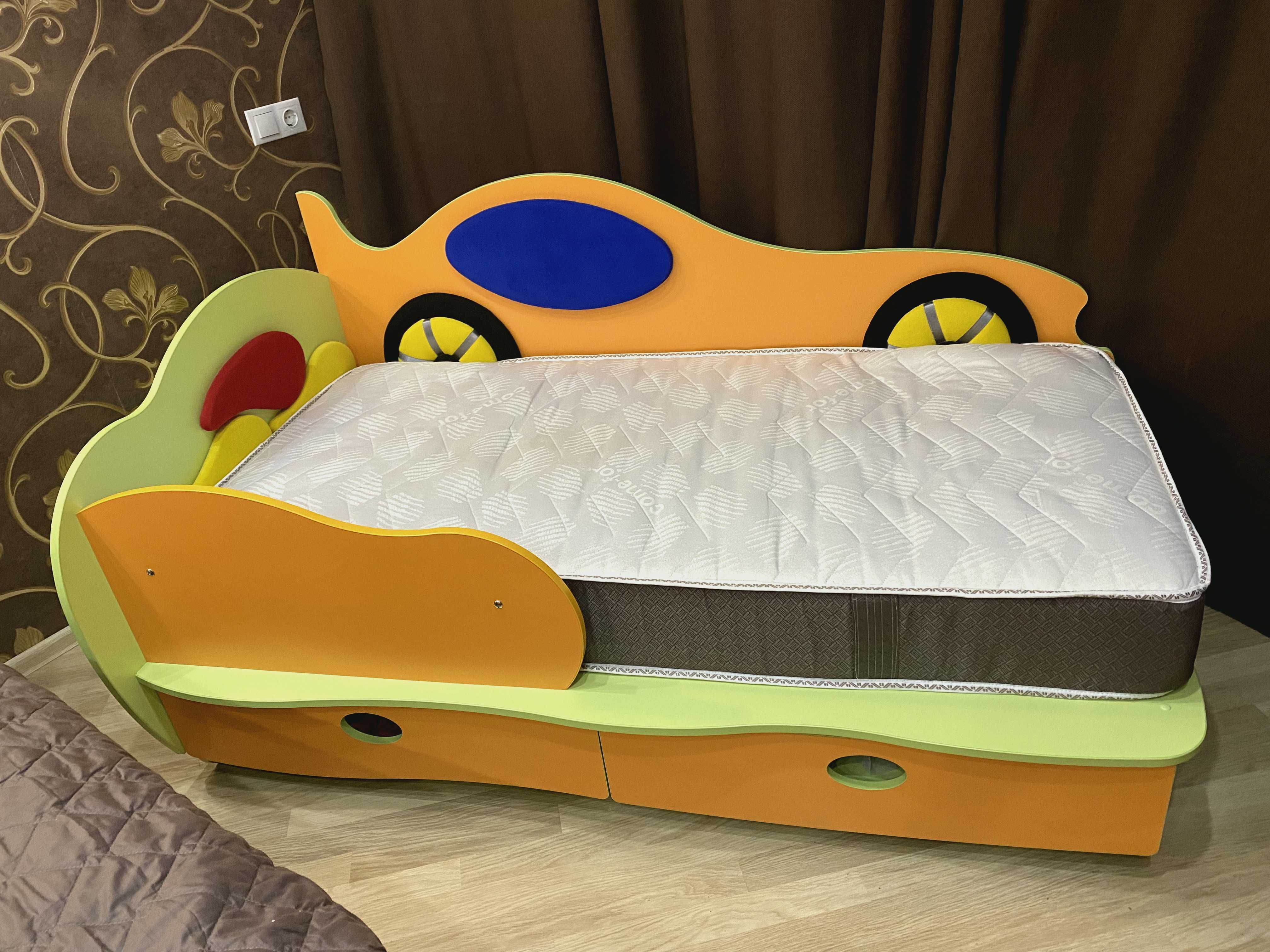 Дитяче ліжко машинка