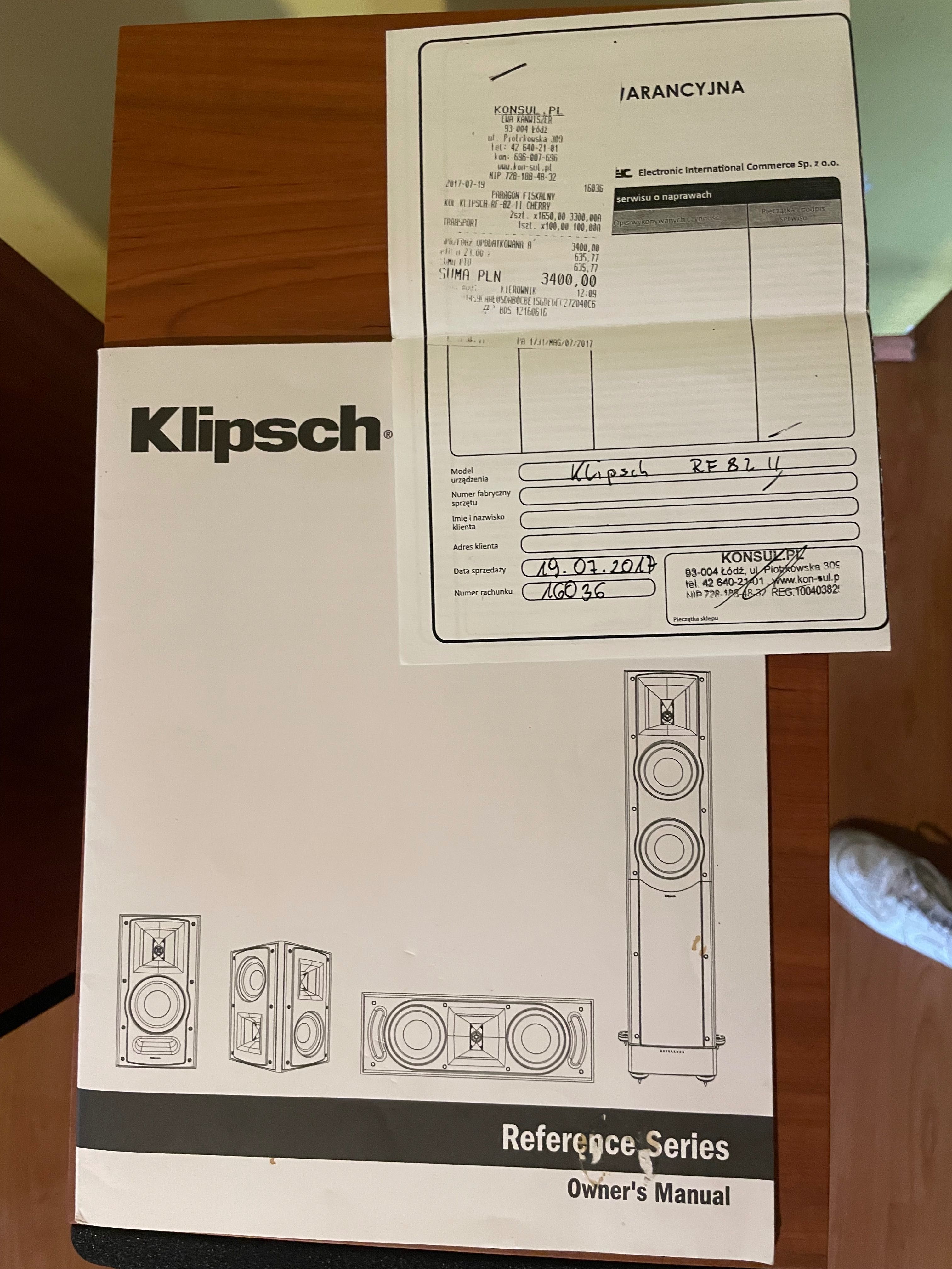 Głośniki KLIPSCH RF-82 II