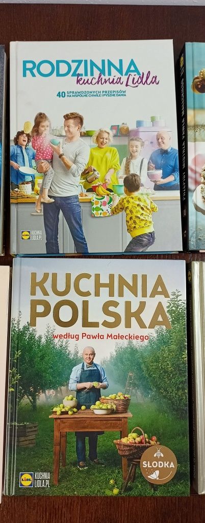 Książka kucharska, poradnik Lidl 7szt.