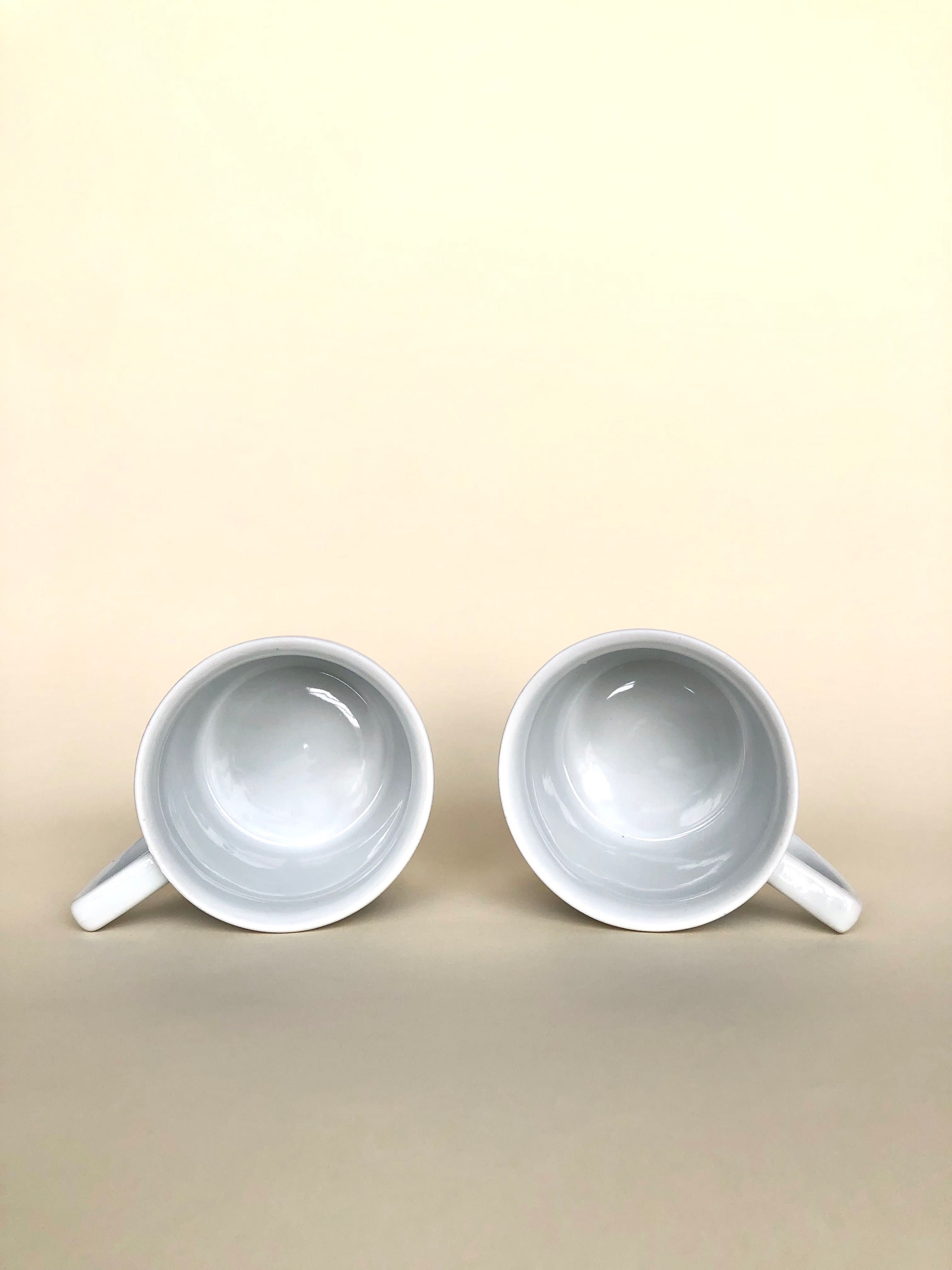 Kubki Chodzież, PRL, made in Poland, porcelit