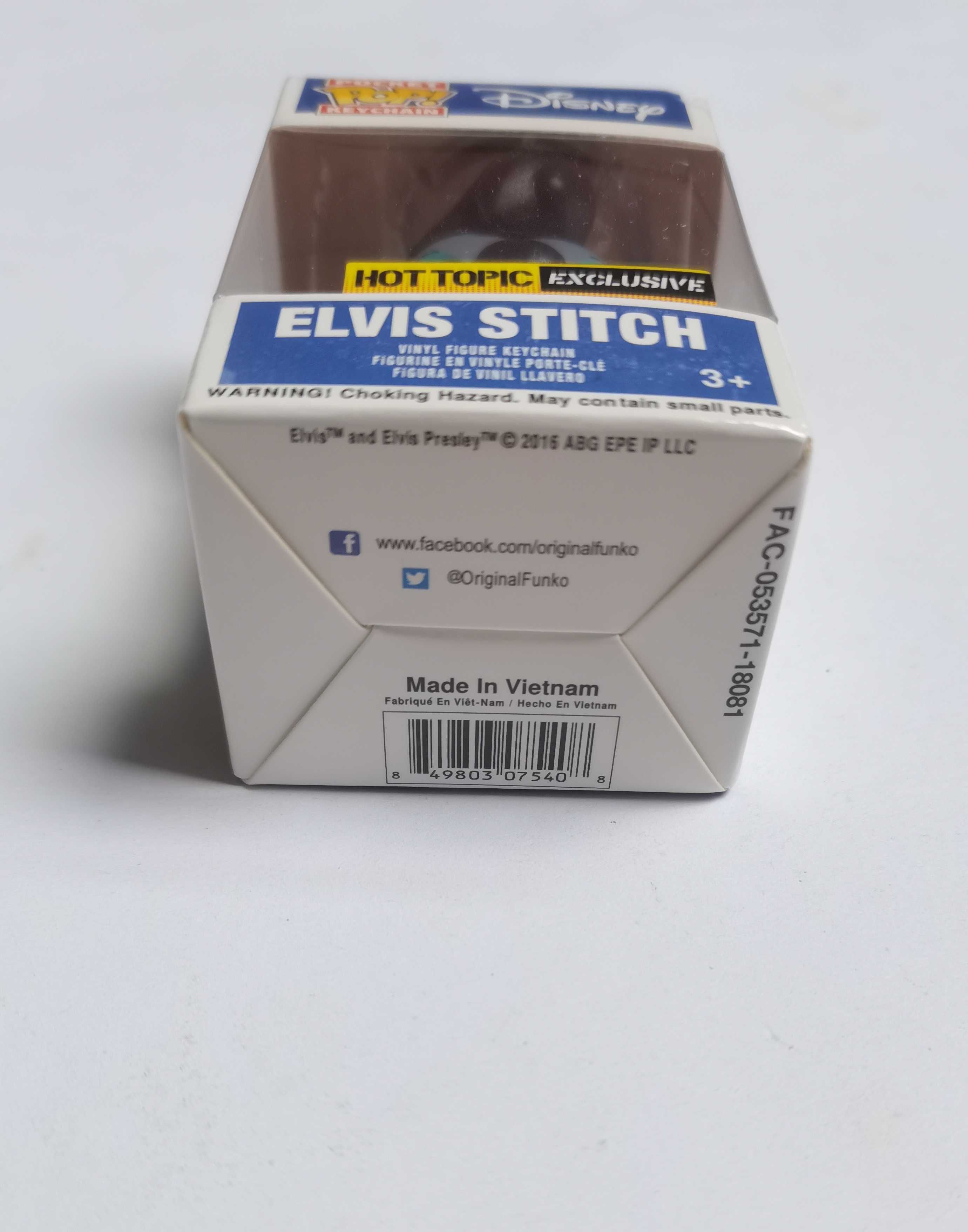 Elvis Stich (Lilo & Stitch, Disney) brelok breloczek Funko Pop! Pocket