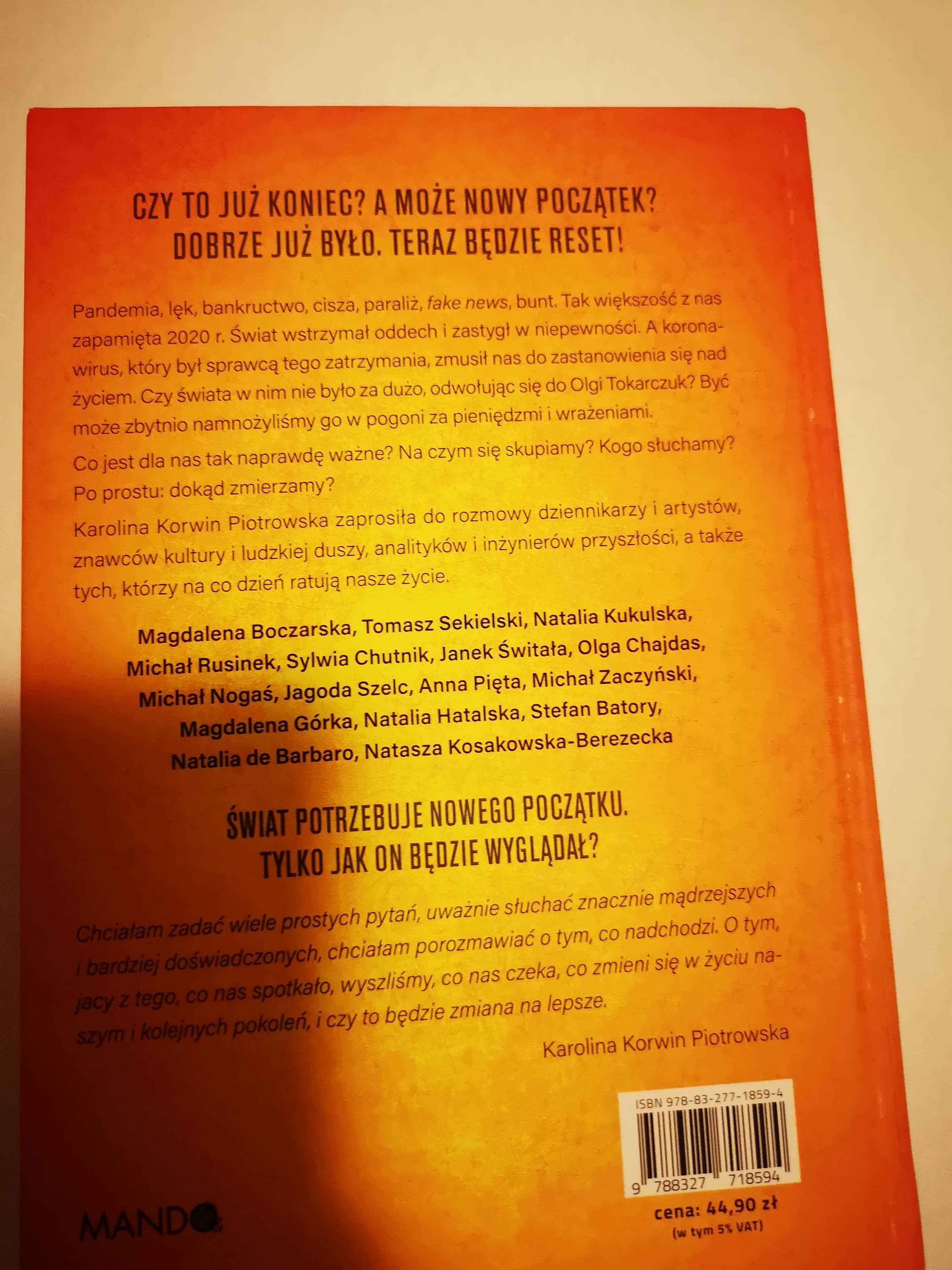 Książka "Reset" K. Korwin Piotrowska