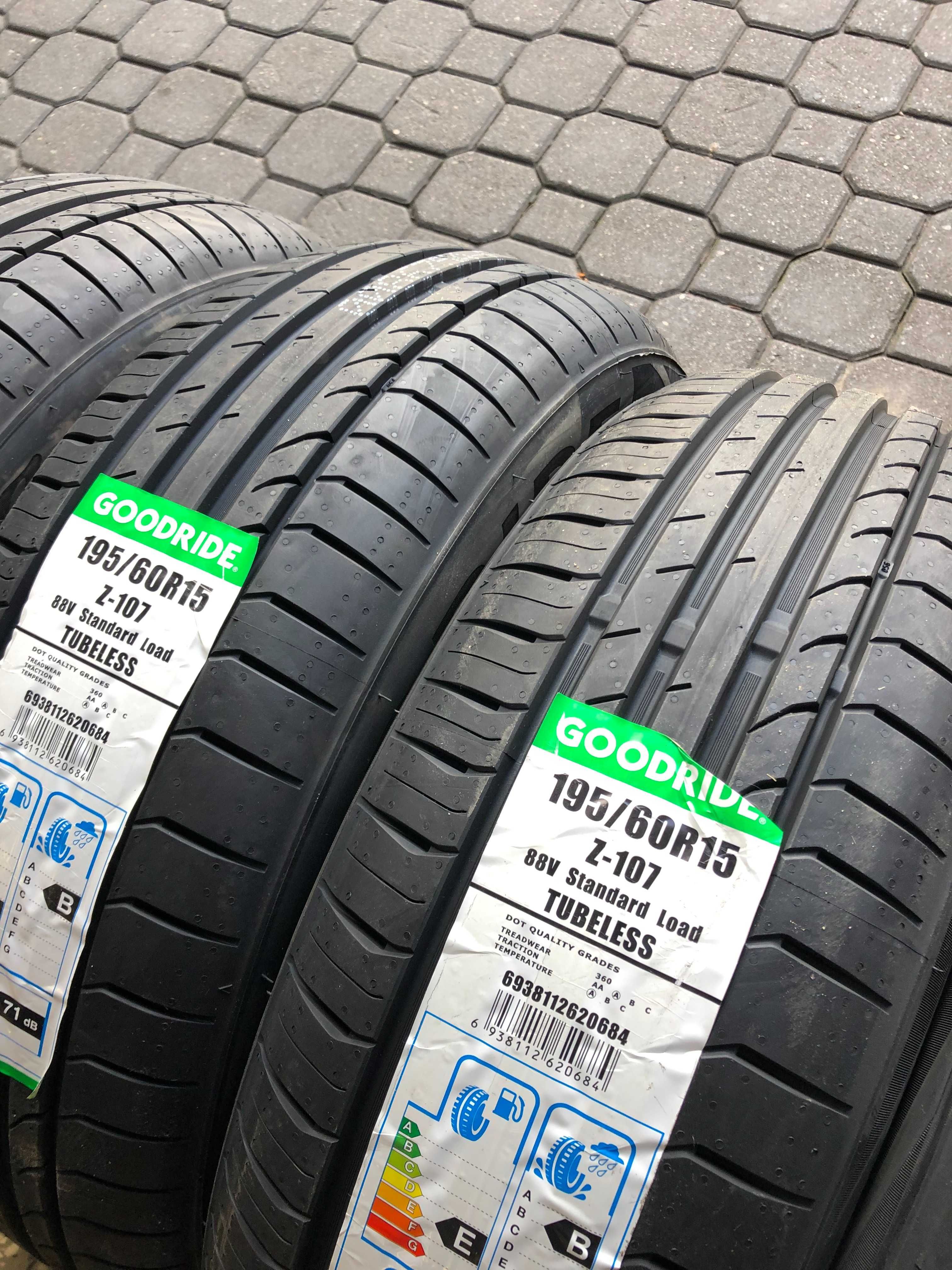 195/60r15 goodride nowe opony letnie montaz w cenie