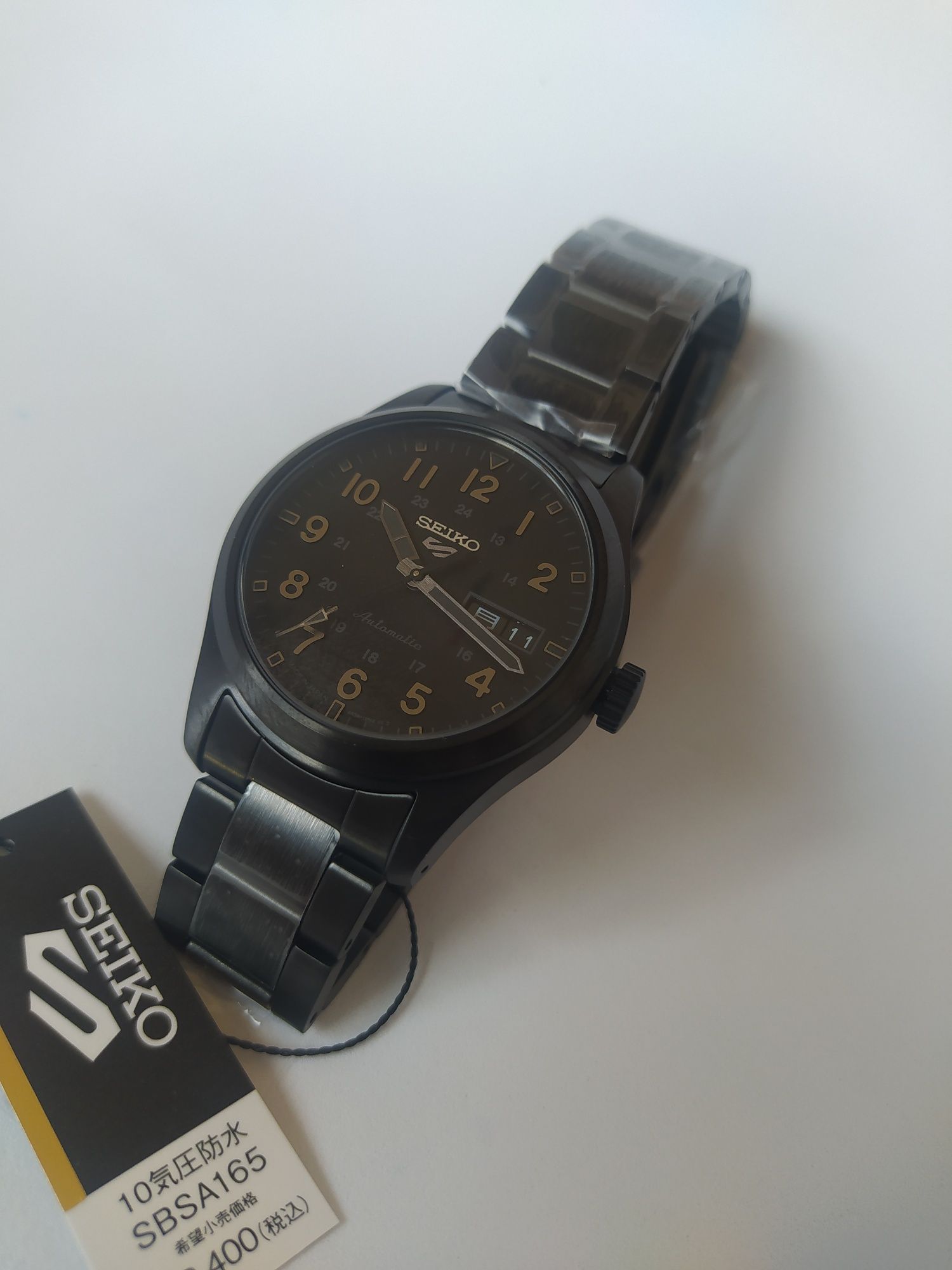 *Novo* Seiko sbsa165 Full Black metal Made Japan JDM (39,5 mm)