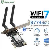 Intel BE200 Wi-Fi 7 4g 5g 6g PCIe 2x2 320MHz 802.11be Bluetooth 5.4