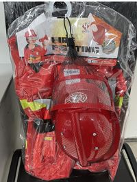 Детский костюм пожарника с аксессуарами 9911A (24шт/2) уп.65*40*10 см