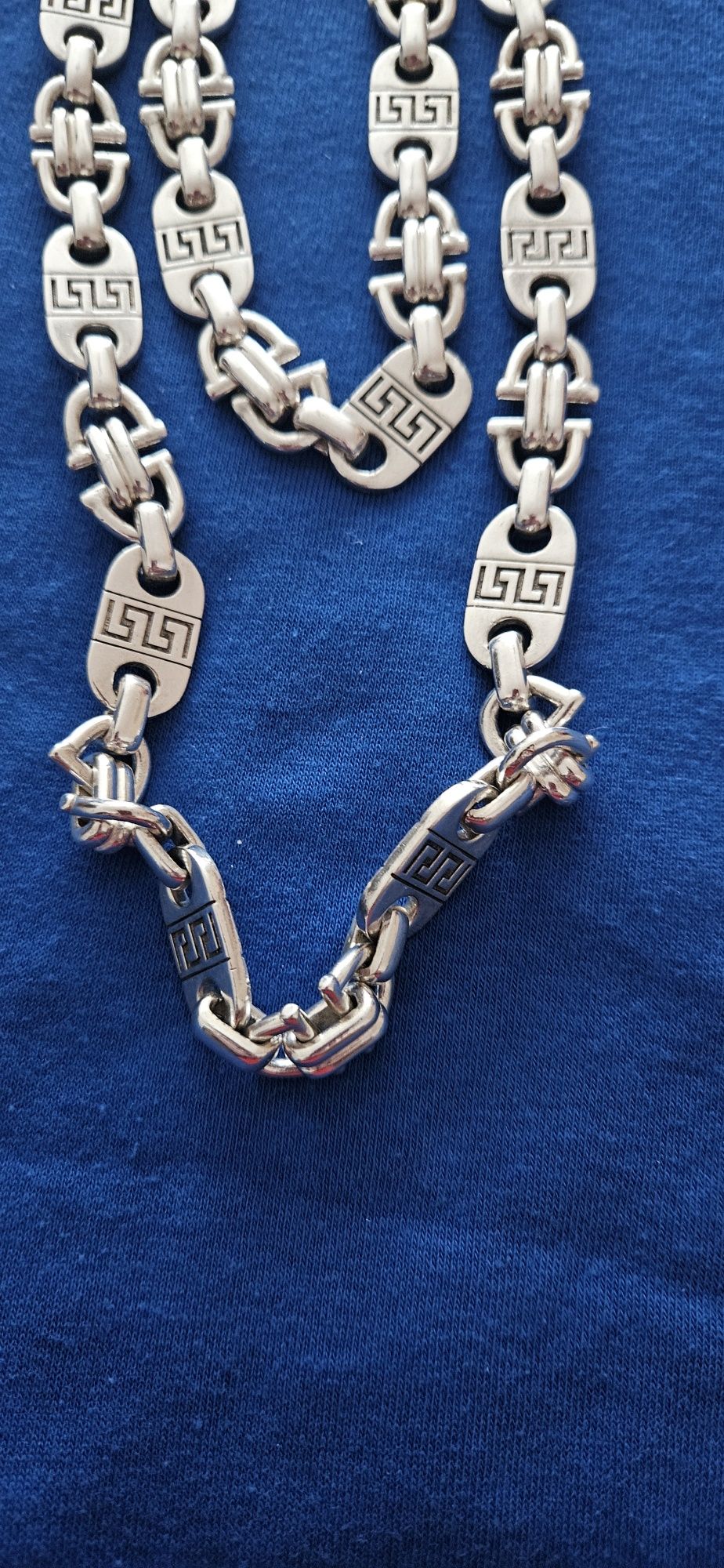 Łańcuch srebrny Versace 240 g