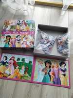 Puzzle Princess Disney księżniczki 4w1 , dziewczynka 4 lata