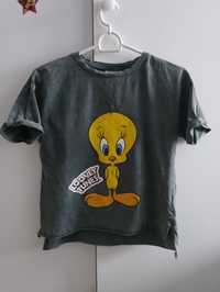 T-shirt Looney tunes Zara rozmiar 134 cm