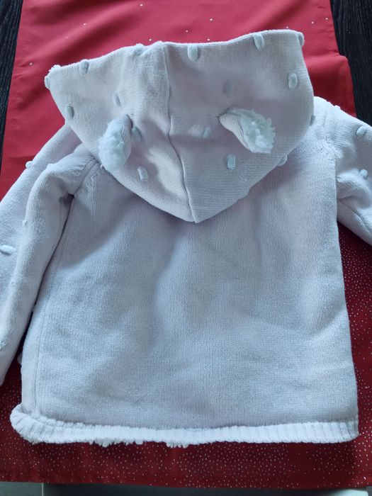 Ocieplany sweter r.80