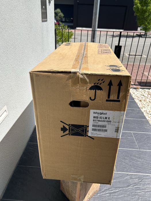 Exaustor Ilha Whirlpool WIB93LMX 90cm – NOVO, entrega Braga/Porto