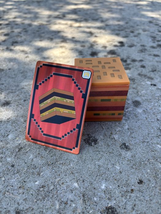 Colecionável Minecraft X Mc Donalds - hambúrguer