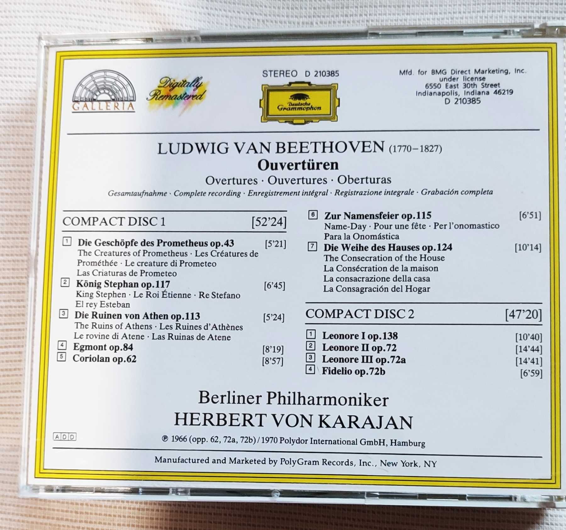 Ludwig van Beethoven Overtures
