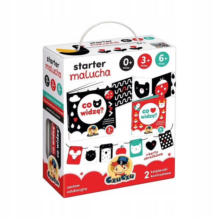 Czuczu Starter Malucha Książeczki Kontrastowe 0m+