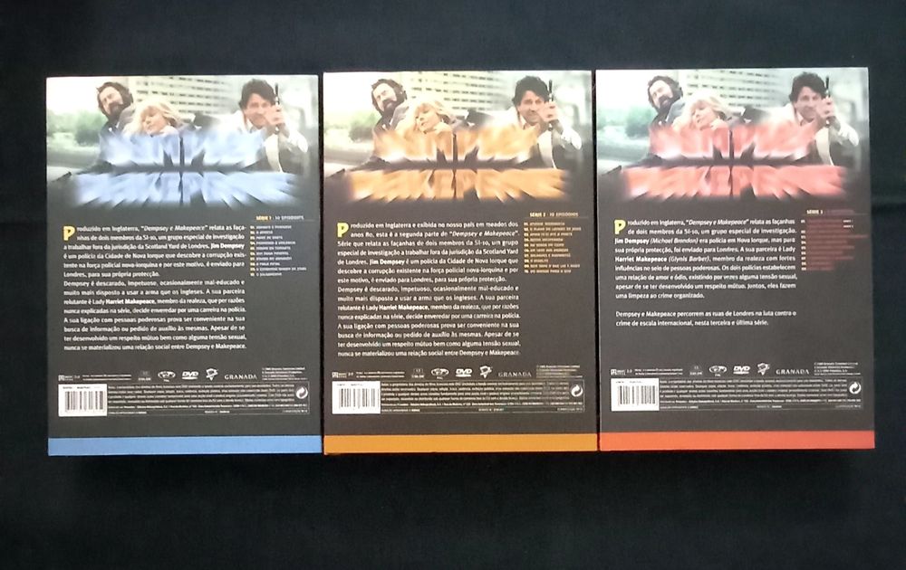 DVDs Dempsey e Makepeace.