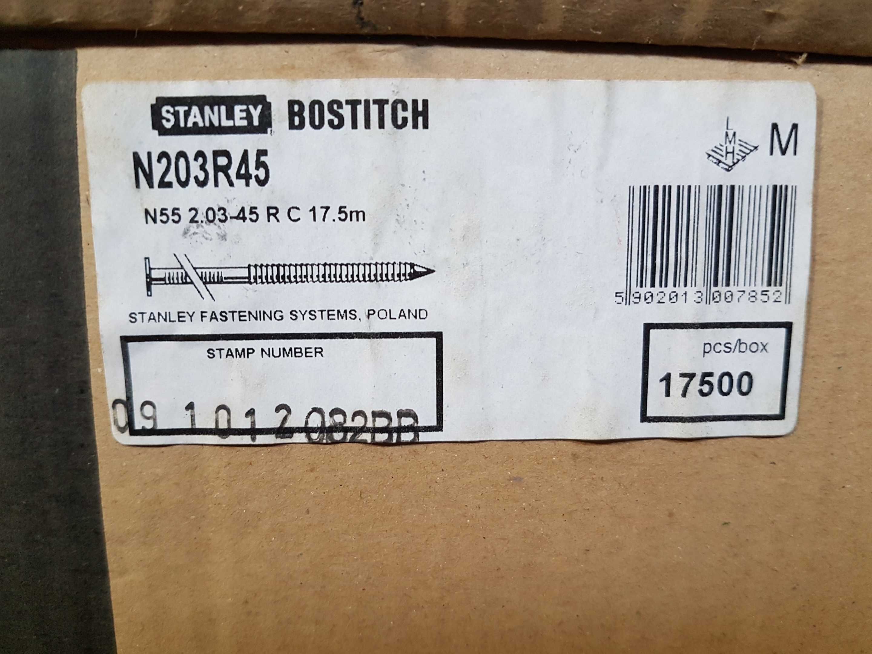 Gwoździe pierścieniowe STANLEY – BOSTITCH N203R45 !!!