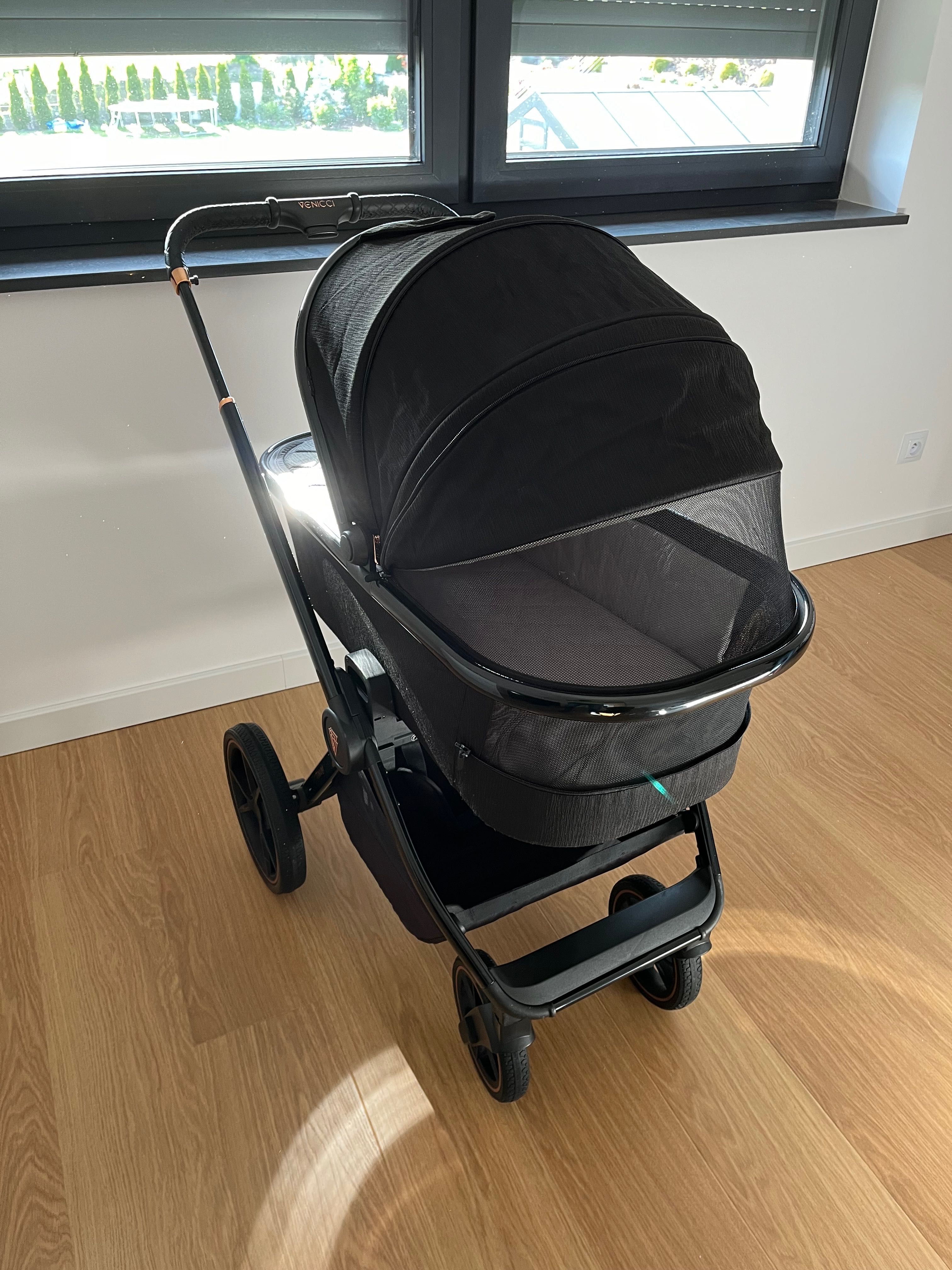 Wózek dla dziecka Venicci Tinum SE wielofunkcyjny 3w1 Stan idealny!