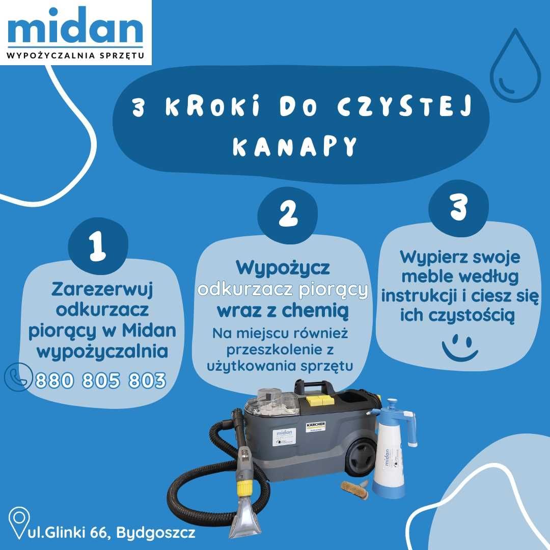 Wynajem Odkurzaczy Piorących Kärcher Pranie Tapicerki Wypożyczalnia