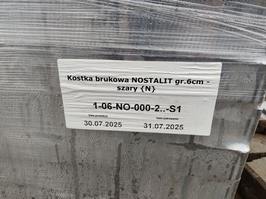Kostka brukowa Nostalit szara