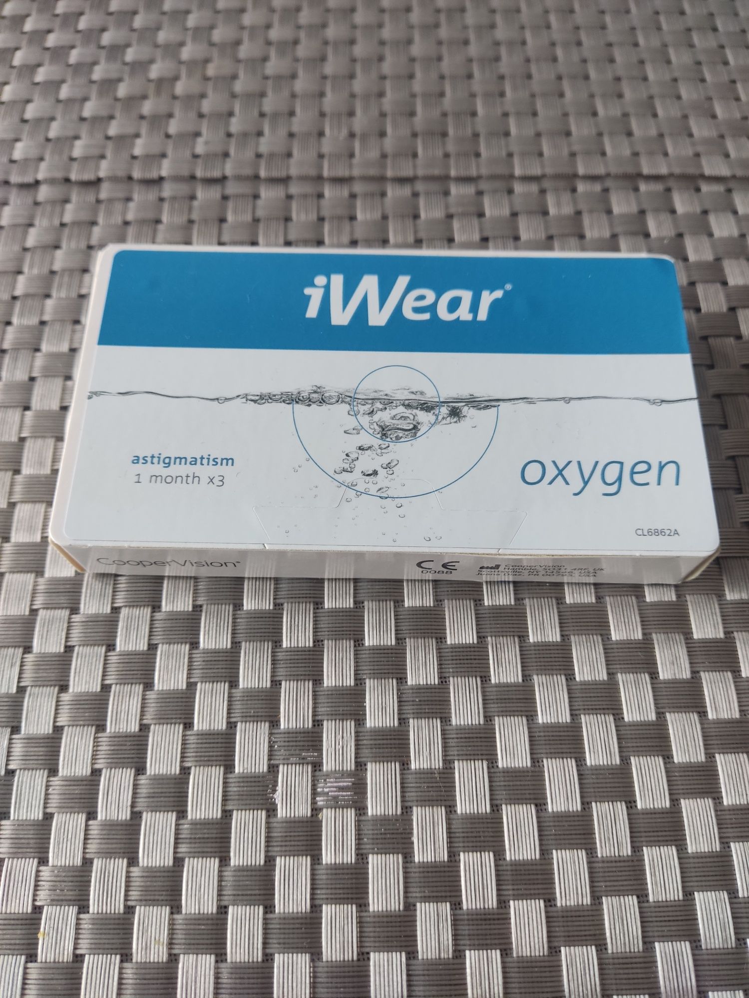 Nowe Soczewki iWear Oxygen na 3 miesiące moc sferyczna -0,5