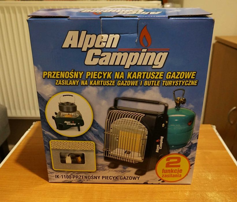 Piecyk Turystyczny ceramiczny    ALPEN CAMPING  1,7KW