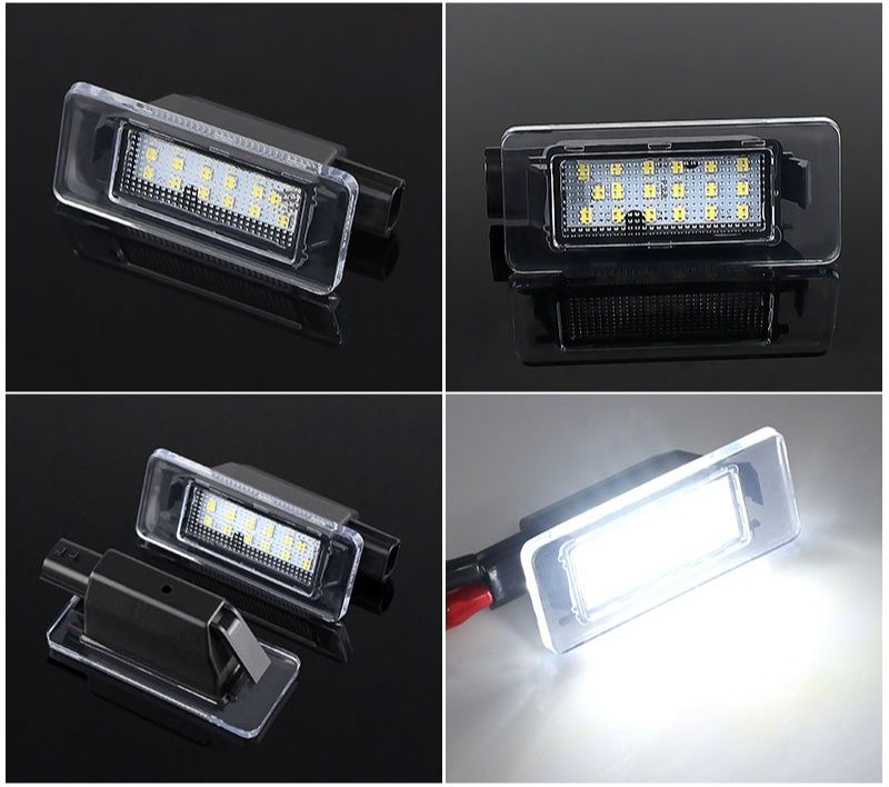 Renault Megane 4, Duster 2, Scenic 4 подсветка номера LED, разъемы