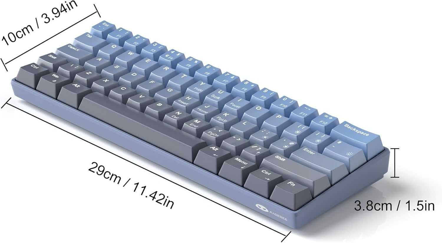MageGee MK-STAR61 60 механічна клавіатура нова UK Layout