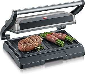Mały Grill elektryczny Severin czarny 800 W czytaj opis