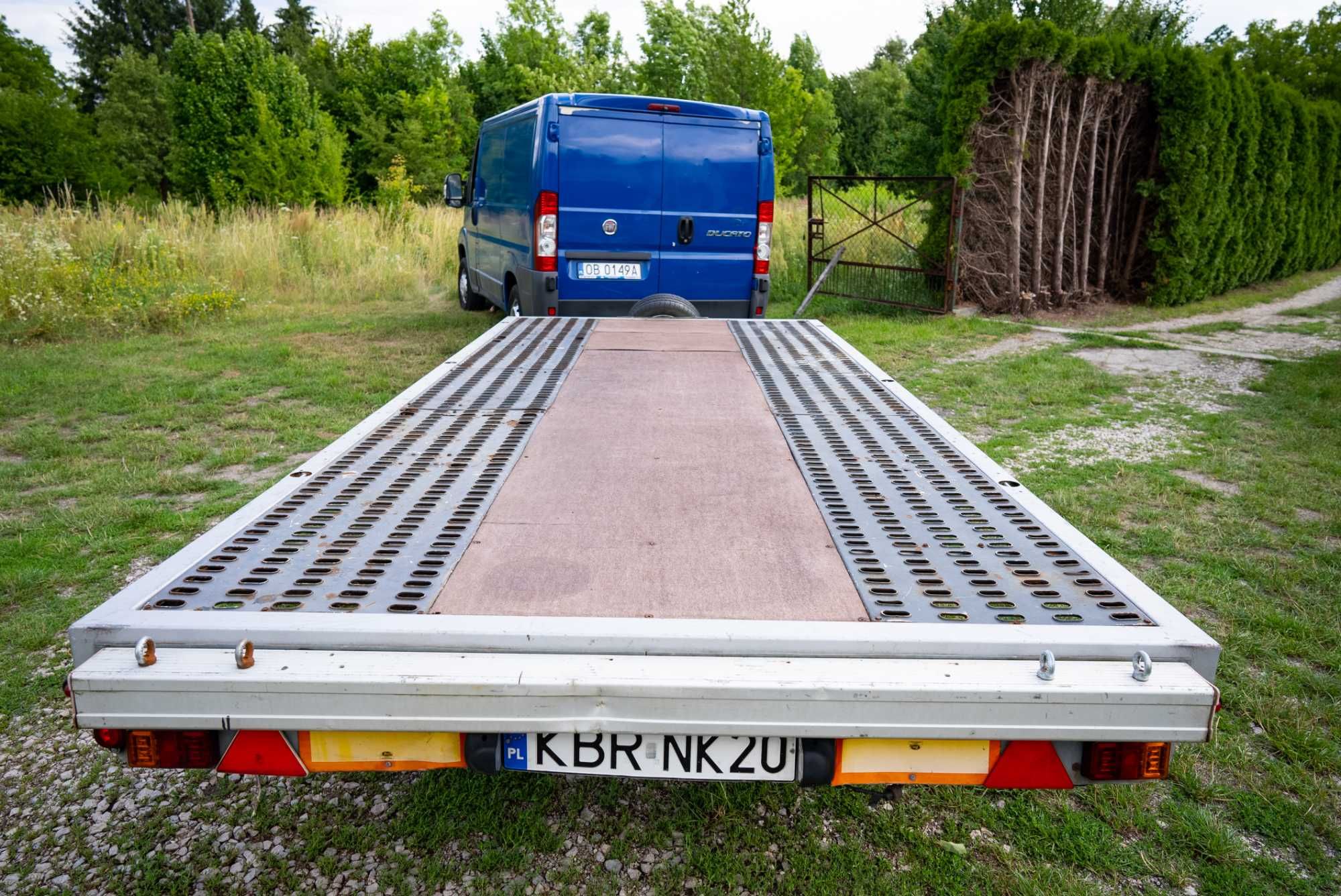 Laweta Platforma 4,2 x 2m DMC 2000 kg Przyczepa