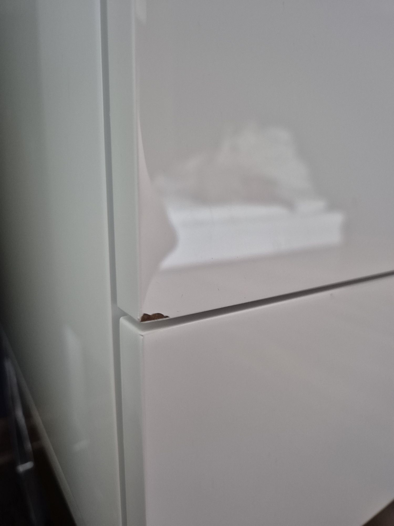 2x Szafki nocne Fresatta z trzema szufladami na srebrnej podstawie