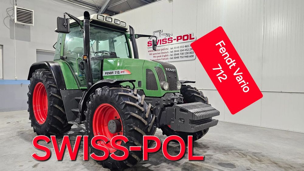 Fendt 712 Vario Bardzo Ładny  714 Vario TMS 411 Arion Maxxum Premium 6145R  Posiadamy Transport