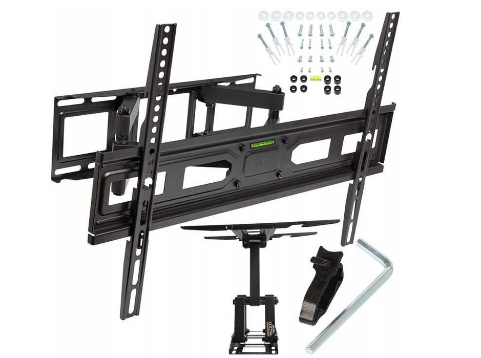 MOCNY OBROTOWY uchwyt telewizora wieszak TV REGULACJA uchylny 37-99"